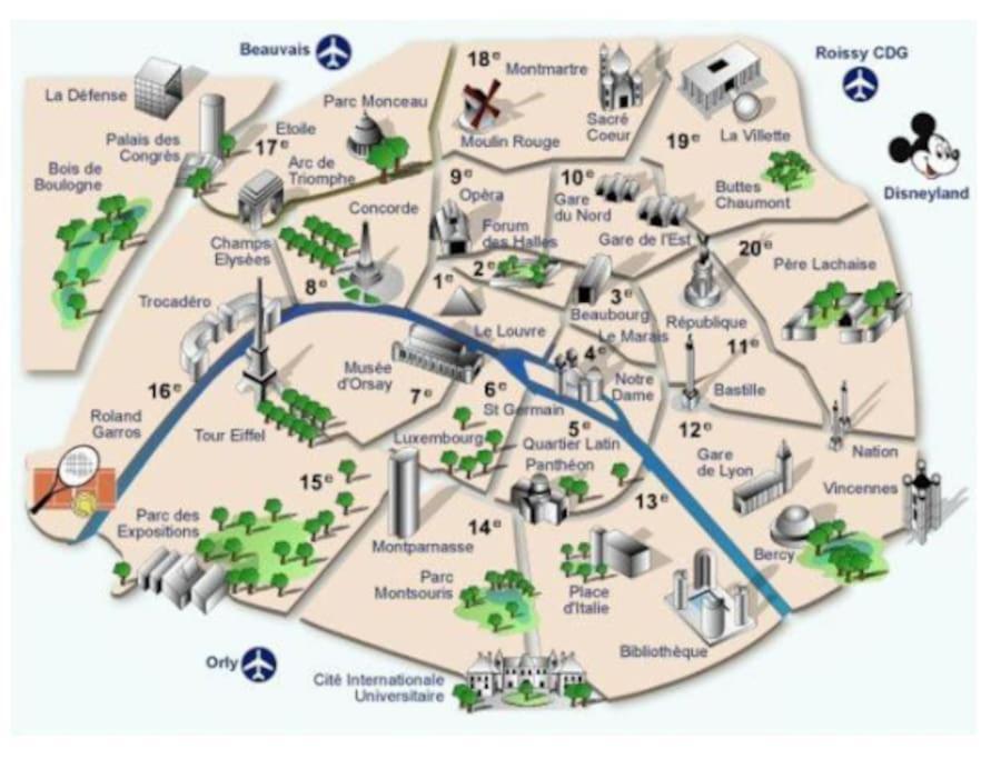 8 Personnes - 4 Rooms - 2 Salle De Bain - Metro 7 & 14 - Porte Italie - Private Car Park- Wifi 르끄레므랄비세트르 외부 사진